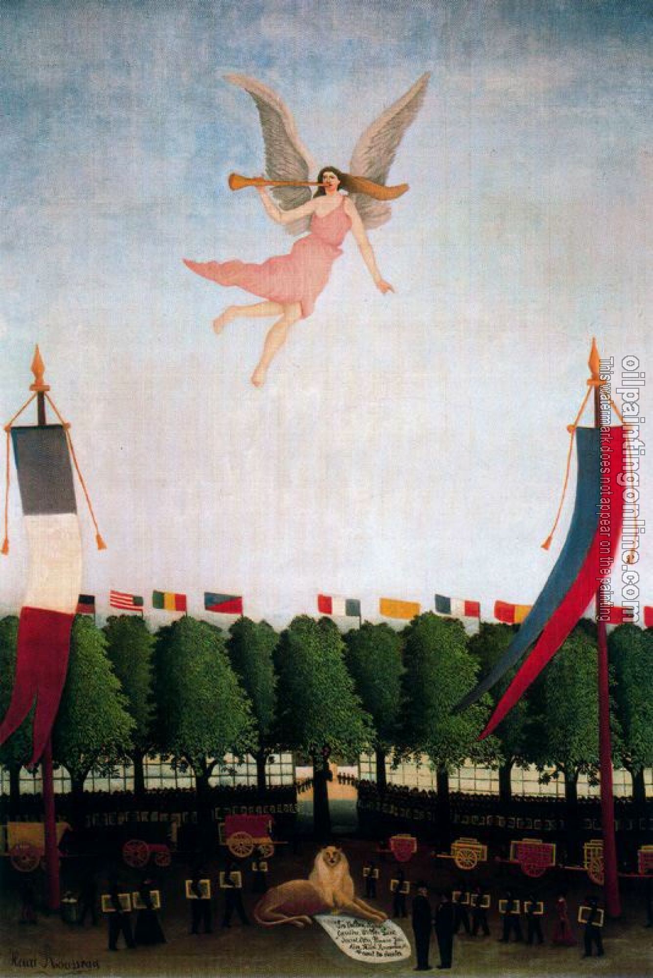 Henri Rousseau - Liberty Inviting Artists to Take Part in the 22nd Exhibition of the Society of Independent Artists